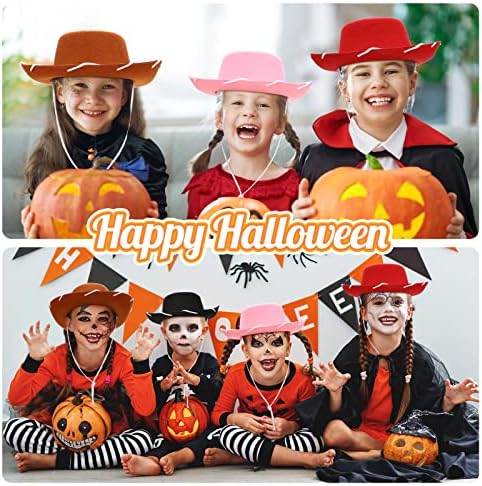 20 Pcs Kids Cowboy Hats for Western Costume Party Halloween Birthday