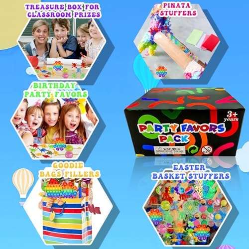 259pcs Multi-Item Party Favor Toys Set for Kids