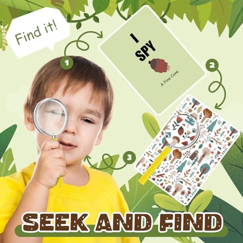 15 Pack Nature Scavenger Hunt Cards for Outdoor Parties