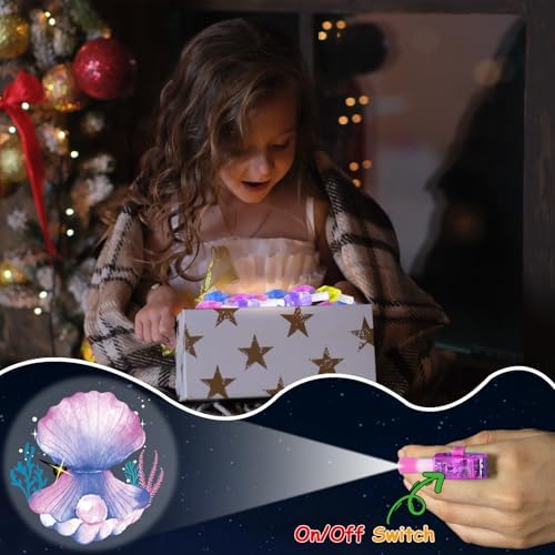 36Pcs Mermaid LED Finger Lights Party Favors