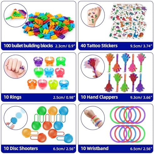 Nicknack Kids Party Bag Fillers 300PCS Assortment
