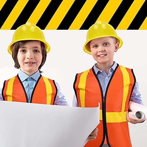Gejoy 36 Piece Construction Hats for Kids Party Supplies