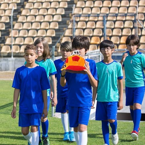 LOGOFUN Soccer Party Hats Football Cap Stuffed World Football Game Celebration Photo Props for International Festival