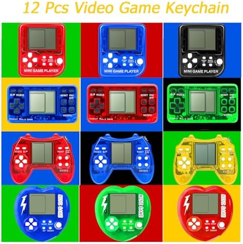 DOEA 12Pcs Video Game Party Favors for Kids