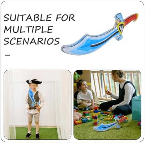 2pcs Inflatable Pirate Props for Halloween and Birthday Parties