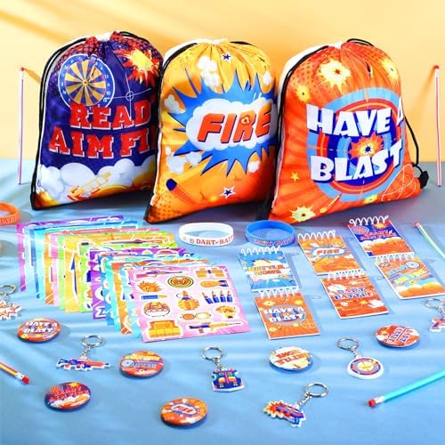 110 Pcs Dart Battle Party Favors Back to School Gifts