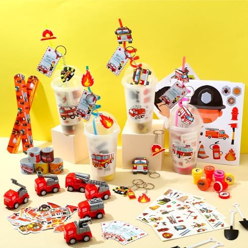HyDren Firefighter Party Favor Set 171 Pcs