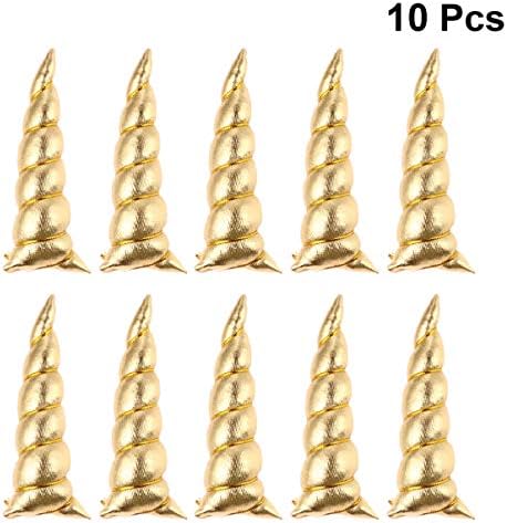 NUOBESTY 10pcs Unicorn Horn DIY Headband Party Accessory