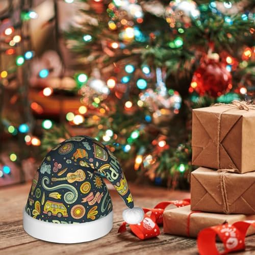 Colorful Santa Claus Hat for Kids and Babies