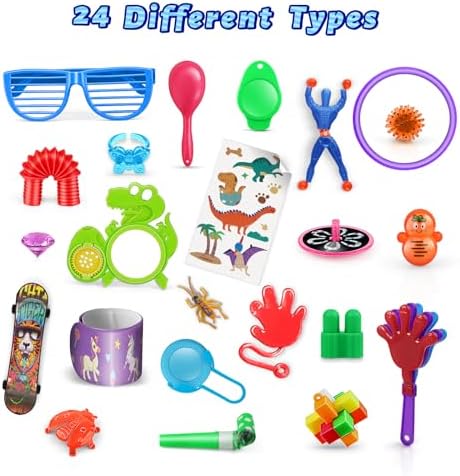 Nicknack Kids Party Bag Fillers 300PCS Assortment