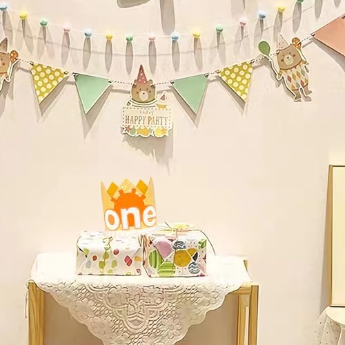 1st Birthday Boho Sunshine Baby Crown Hat