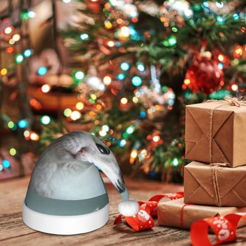 Funny Cat Santa Hat for Kids Christmas Party Headwear