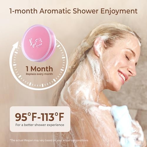 Waterdrop Vitamin C Serum Replacement for SF02-SL and SF02-SR Handheld Shower Heads Rose Flavor 3 Pack