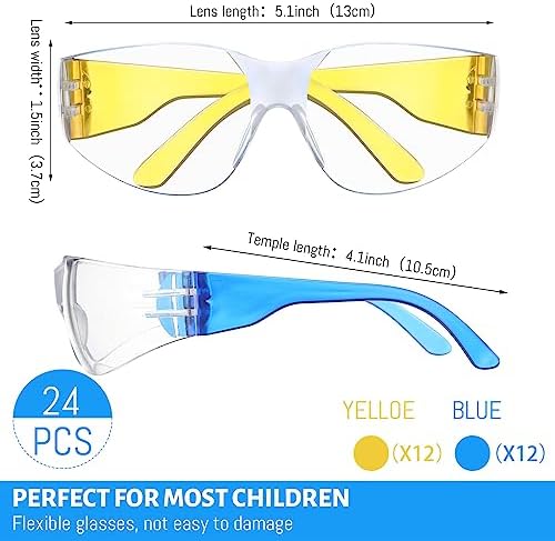 Xtinmee 48 Pcs Gun Party Supplies for Kids Team Colors Blue Yellow