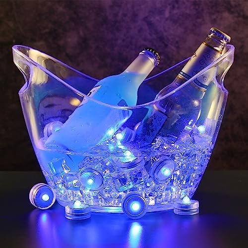 Blue Submersible LED Lights 12 Pack for Vases Pools and Decorations