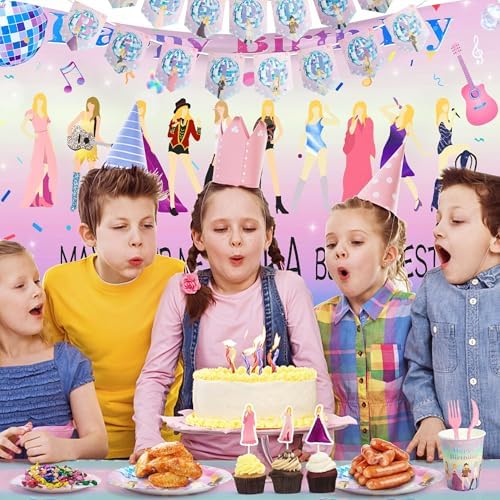 172pcs Music Star Birthday Party Decorations Set