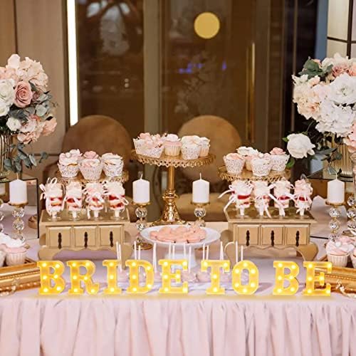 Bride to Be LED Light Set - 9 Piece Letter Decor
