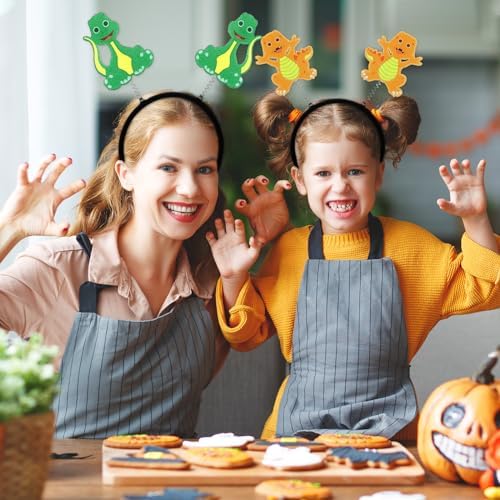 Whaline 6Pcs Dinosaur Dragon Headbands Birthday Party Favors