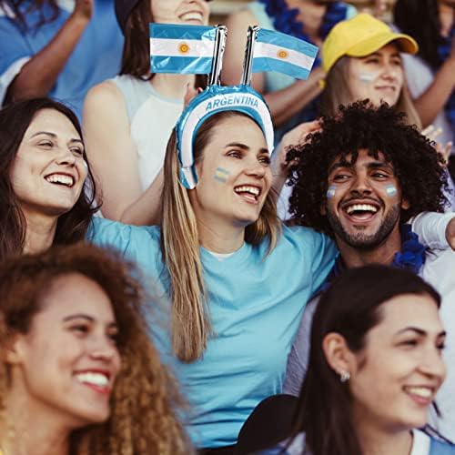 BESPORTBLE 20pcs Flag Design Headbands for Soccer Parties