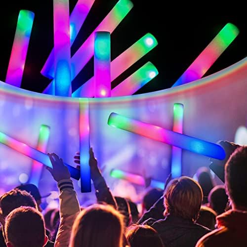 150 Pcs LED Foam Glow Sticks for Parties and Events