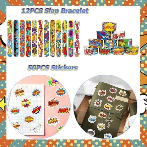 158Pcs Hero Themed Party Favor Kit