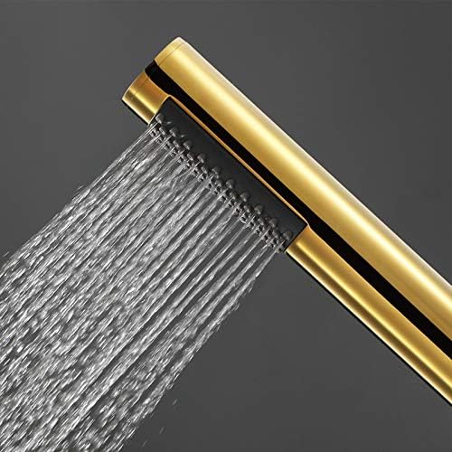 Round Brass Hand Shower with Rose Gold Finish
