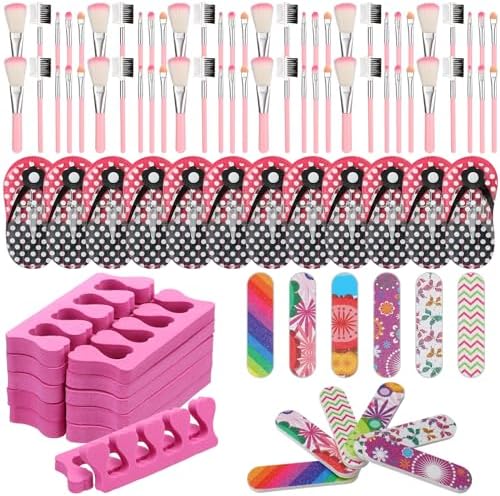 12 Sets Spa Sleepover Party Supplies for Girls