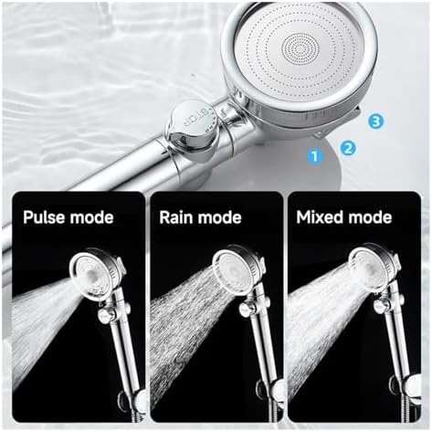 NATTCO High Pressure Adjustable Shower Head Filter Nozzle