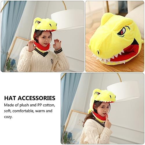 Adorable Plush Dinosaur Party Hat for Kids and Adults