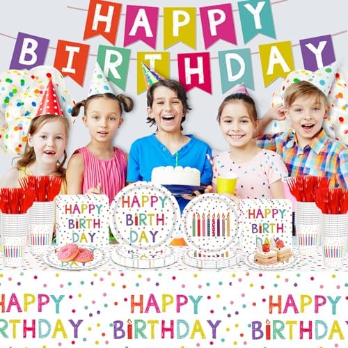 Birthday Party Decorations 138Pcs Set for 24 Guests