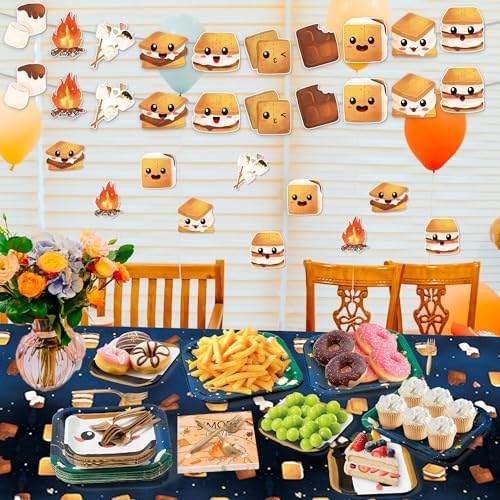 SMores Camping Party Set for 24 Guests