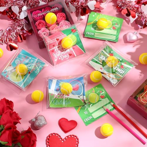 Blosssound 24 Pack Valentines Day Cards with Stress Balls