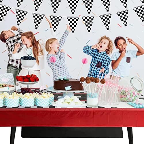 3pcs Race Car Tablecloth 54x108 Inch Party Decor