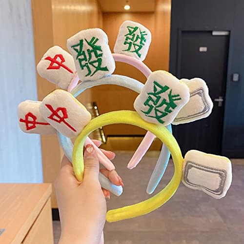 Creative Elastic Headband Funny Hair Hoop Plush Headdress For Parties