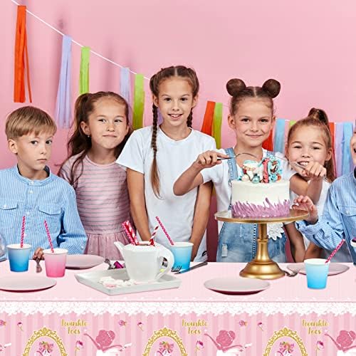 Tegeme 3 Piece Ballerina Tablecloths for Girls
