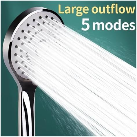 NATTCO Universal Hand Shower with 5 Models and Pressure Spray