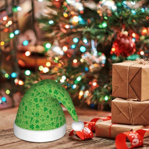 St Patricks Day Santa Hat for Kids Christmas Party