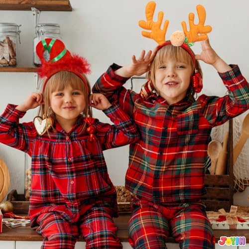 JOYIN 8 Piece Christmas Headband Set for Kids and Adults