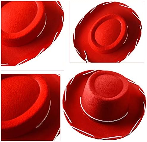 4 Pack Kids Cowboy Hats for Western Party