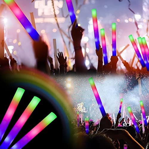 Glow Sticks Bulk 150 Pcs - 3 Modes Colorful Flashing Party Supplies