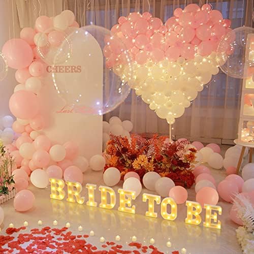 Bride to Be LED Light Set - 9 Piece Letter Decor