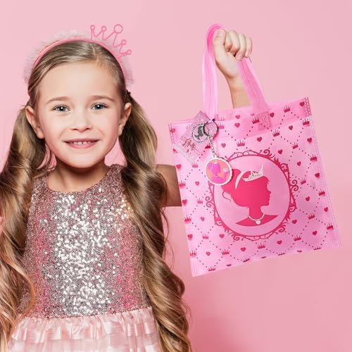 HyDren 147 Pcs Pink Girls Party Favors Set