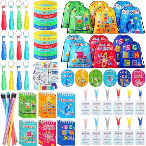 Zhanmai 140 Pcs Science Party Favor Set