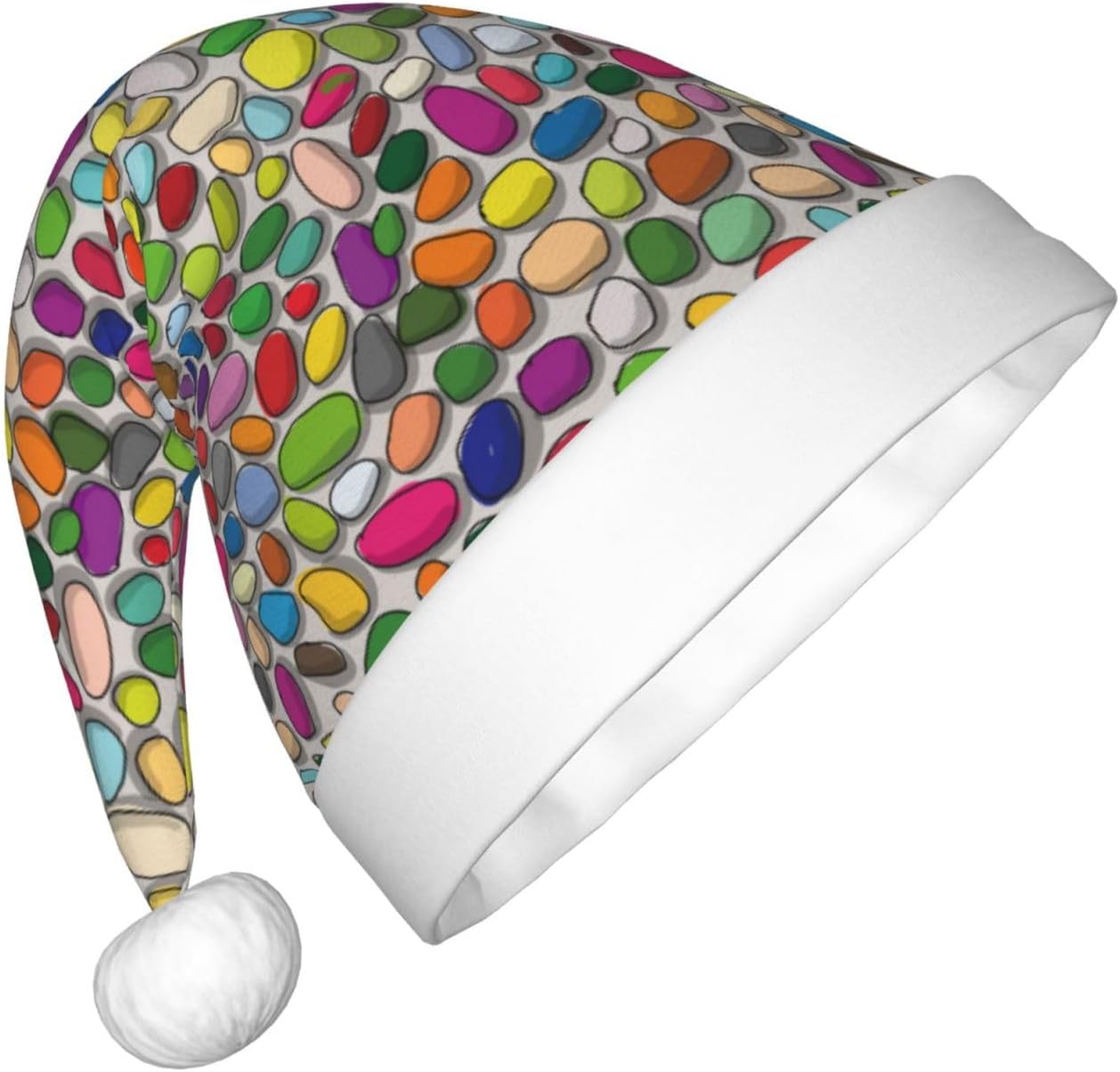 Colorful Santa Hat for Kids Christmas Party Headwear