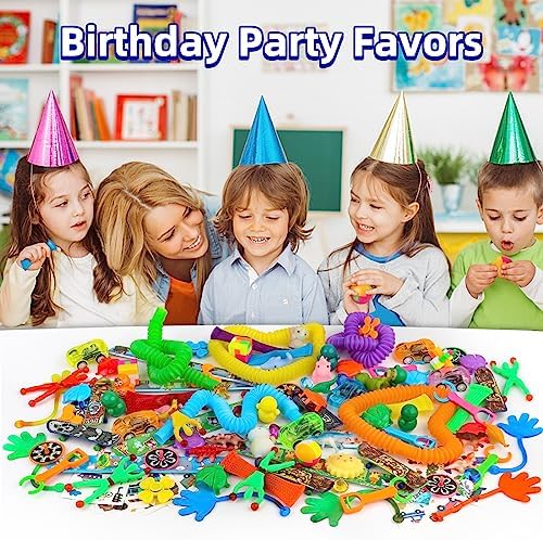 Nicknack Kids Party Favors 120PCS Toy Assortment for Classroom Rewards