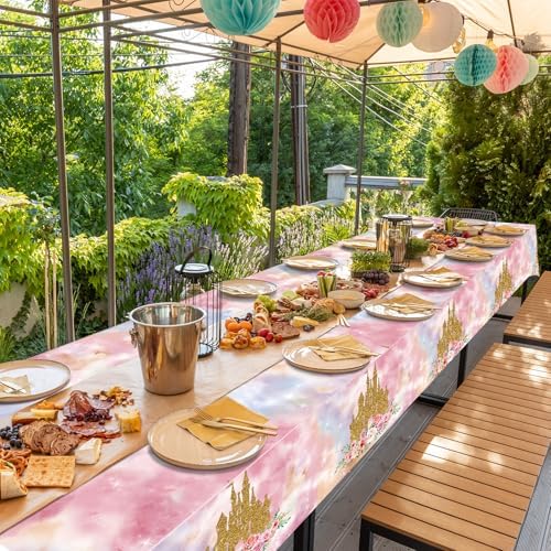 1 Pack Princess Tablecloths Birthday Decorations