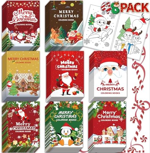 48 Pack Christmas Coloring Books for Kids