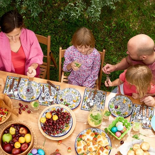 108Pcs Capri Lemon Party Plates Set for 36 Guests