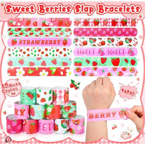 Landical 98 Piece Strawberry Party Favor Set