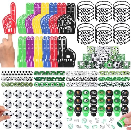 Aoriher 120 Pcs Soccer Party Favors Set for Kids